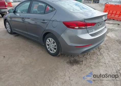 2018 Hyundai Elantra Se from USA, damaged, VIN 5NPD74LF7JH272280